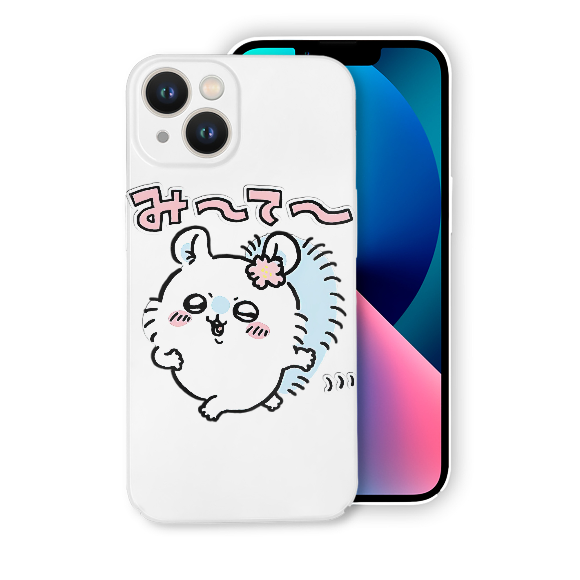 （画像用） ちいかわ モモンガ Chii-kawa Momonga 【iPhone 14シリーズ対応】ハードケース